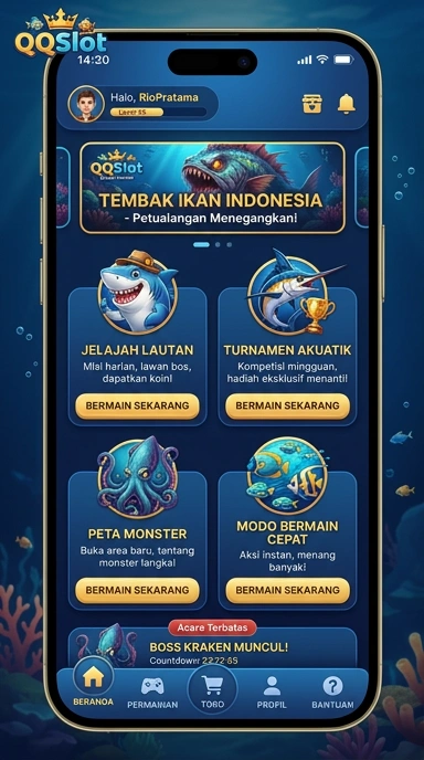 Galeri pratinjau visual qqslot build APK resmi terbaru